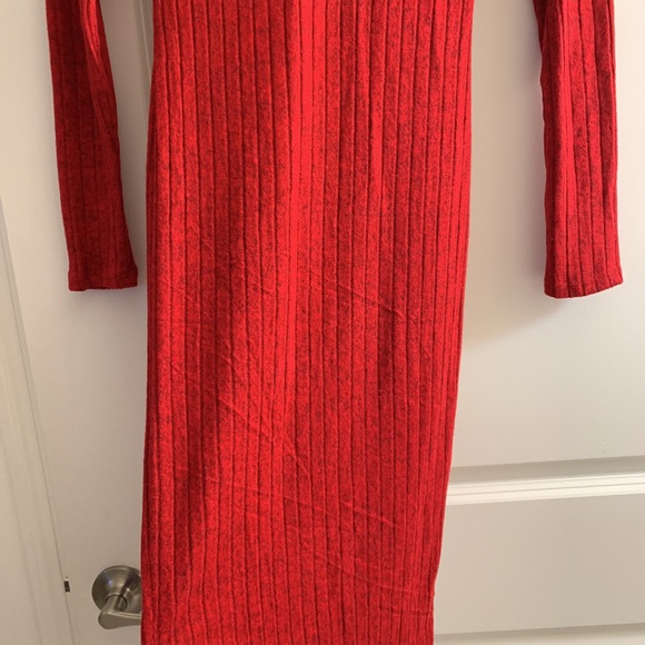 Fashion Nova Midi Dress Red - Picture 5 of 6